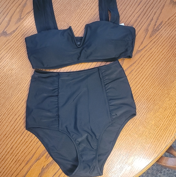 aerie Other - NWT! Aerie Black two piece swimsuit size S/M